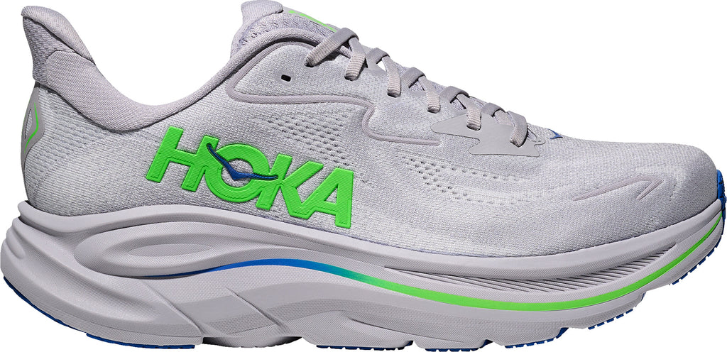 Hoka Clifton 10 Men's Running Shoes - Grey - View 1