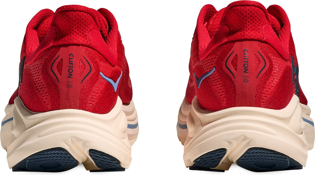Hoka Clifton 10 Men's Running Shoes - Red - View 5