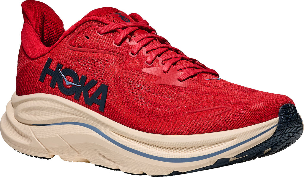 Hoka Clifton 10 Men's Running Shoes - Red - View 6