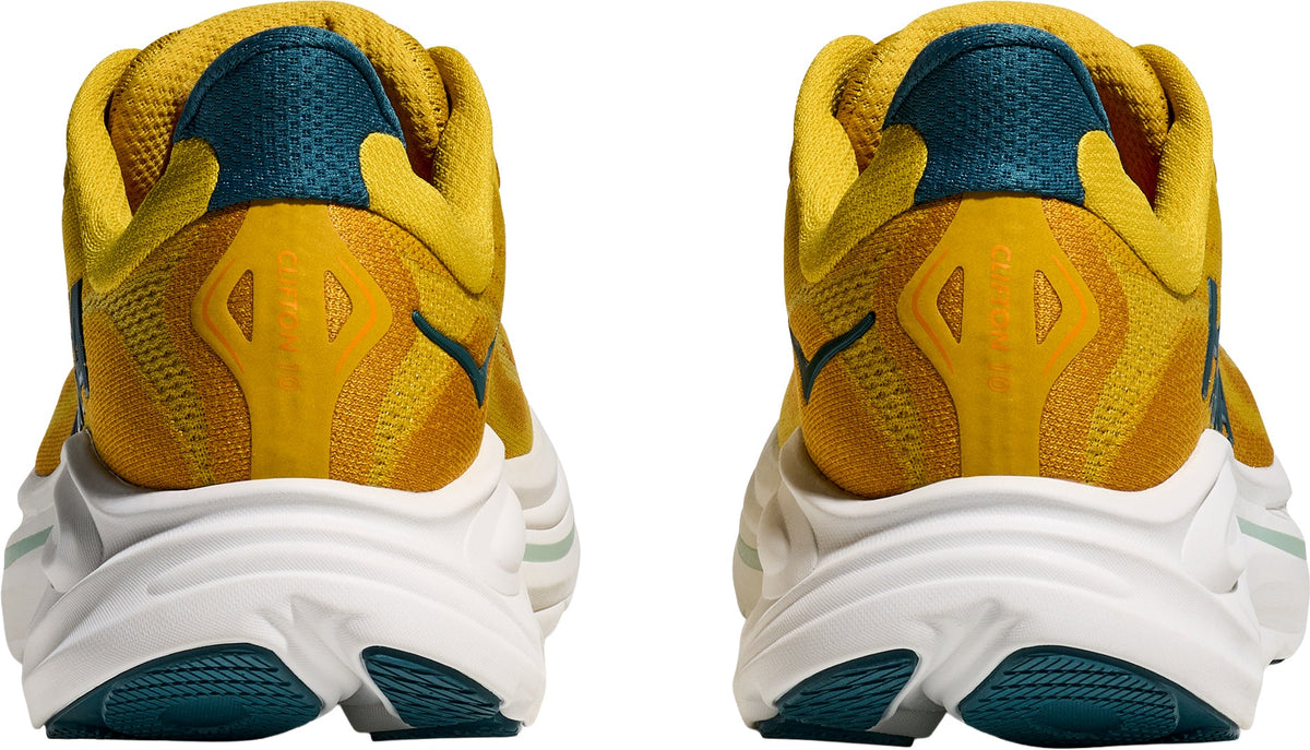 Hoka Clifton 10 Men's Running Shoes - Yellow - View 5