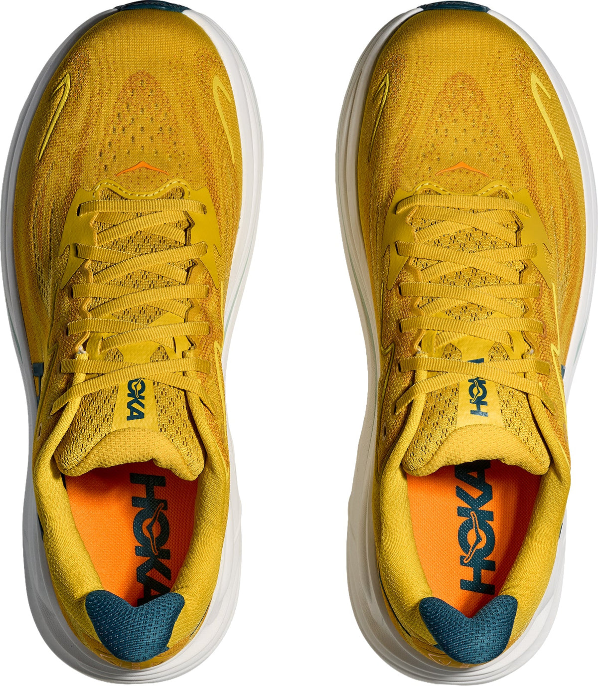 Hoka Clifton 10 Men's Running Shoes - Yellow - View 4