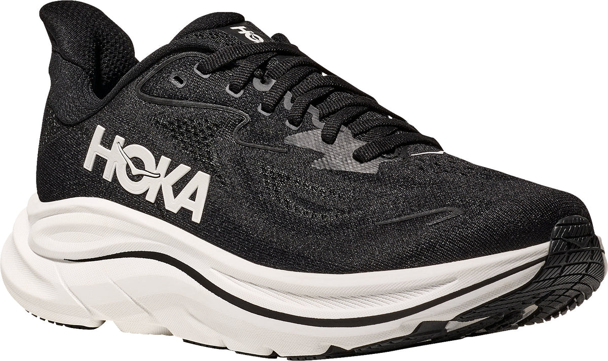Hoka Clifton 10 Women's Running Shoes - Black - View 6