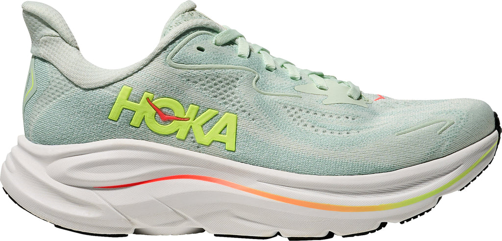 Hoka Clifton 10 Women's Running Shoes - Green - View 1