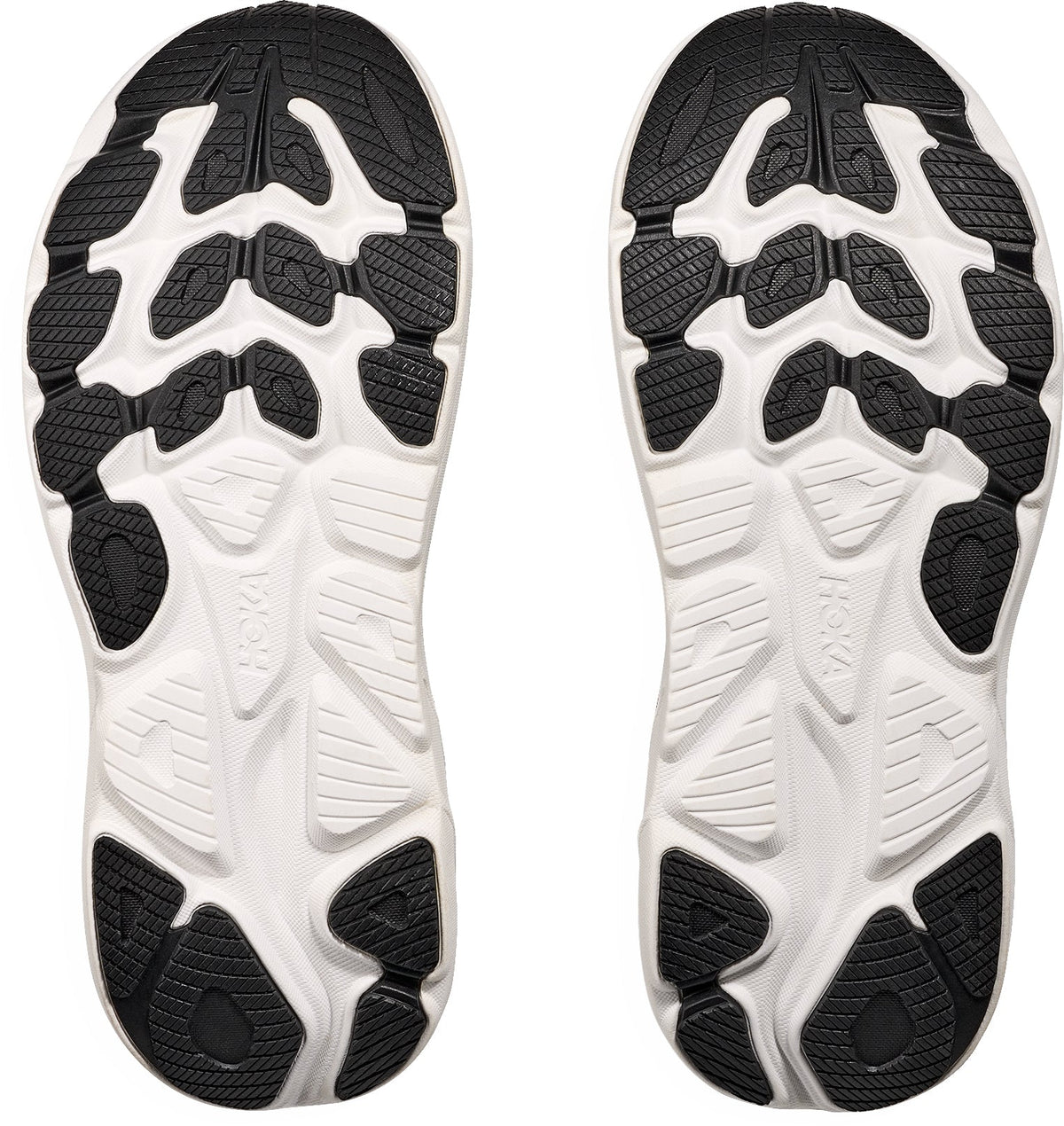 Hoka Clifton 10 WIDE FIT Women's Running Shoes - Black - View 2