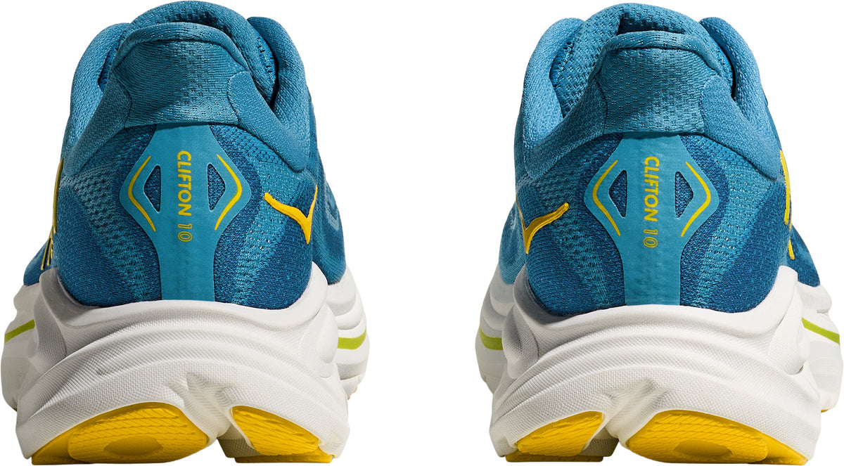 Hoka Clifton 10 WIDE FIT Men's Running Shoes - Blue - View 5
