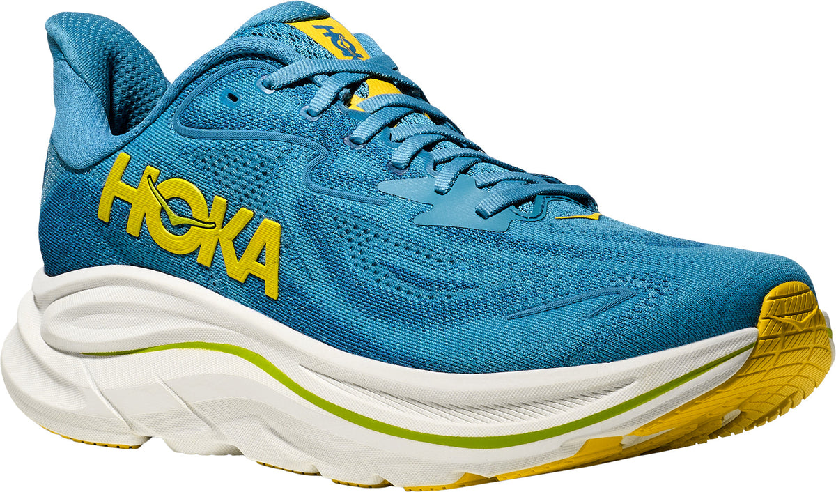 Hoka Clifton 10 WIDE FIT Men's Running Shoes - Blue - View 6