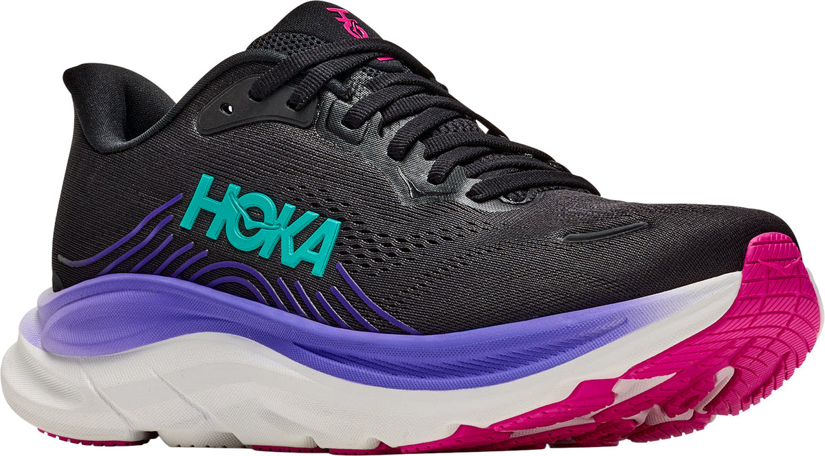 Hoka Clifton 11 Women's Running Shoes - Black - View 6