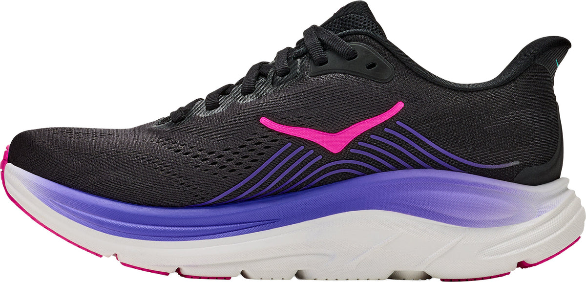 Hoka Clifton 11 Women's Running Shoes - Black - View 3