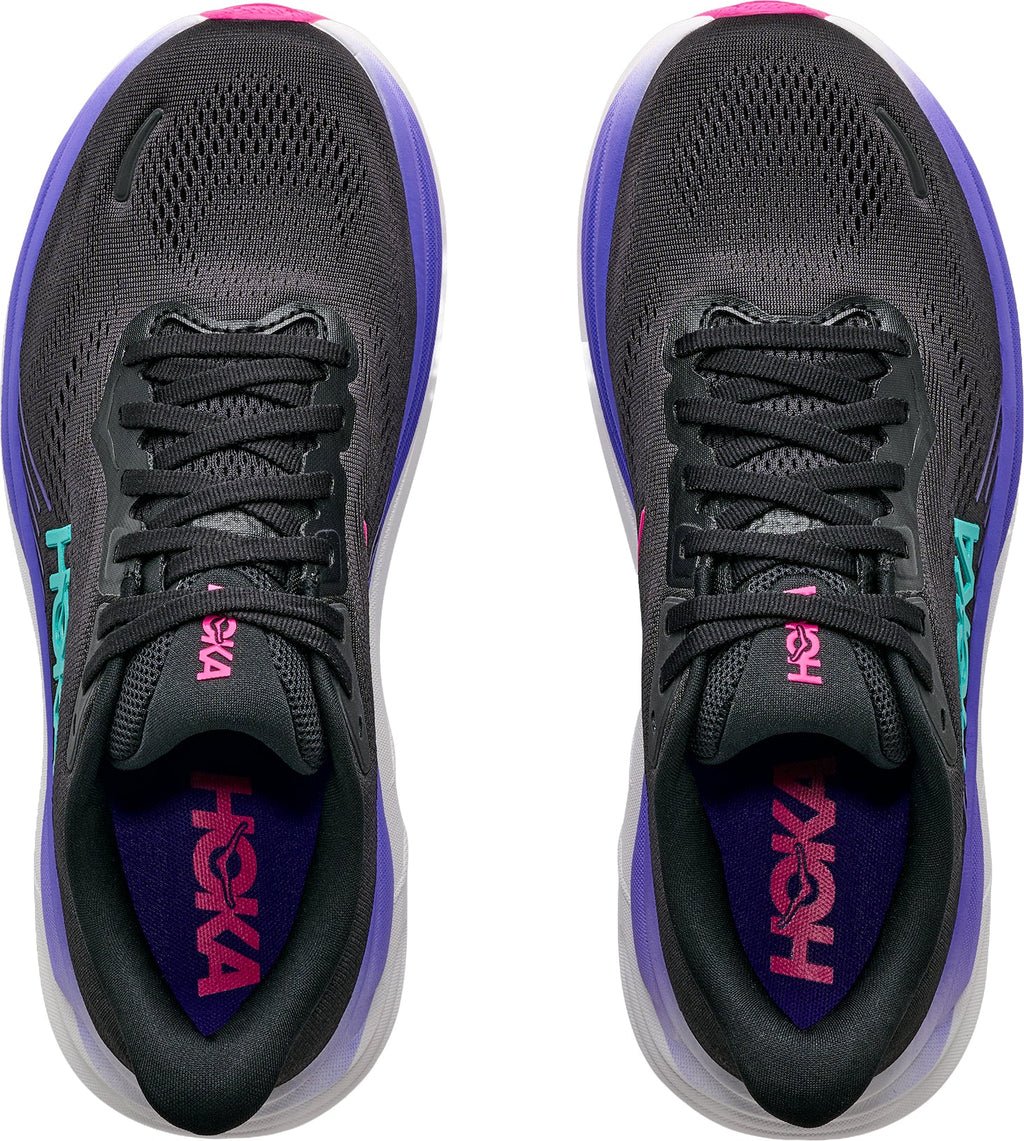 Hoka Clifton 11 Women's Running Shoes - Black - View 4