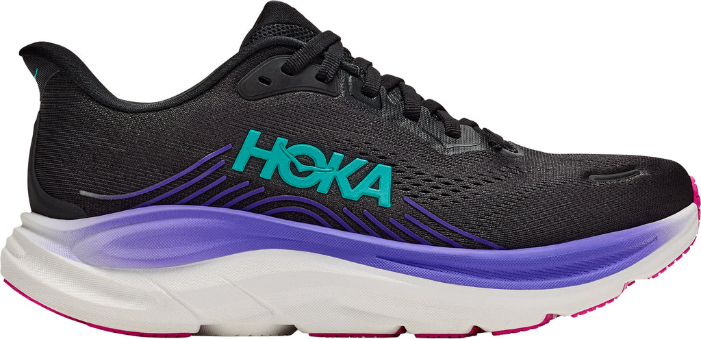 Hoka Clifton 11 Women's Running Shoes - Black - View 1
