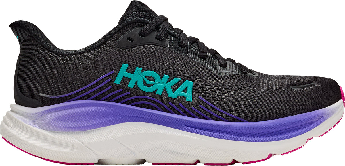 Hoka Clifton 11 Women's Running Shoes - Black - View 1