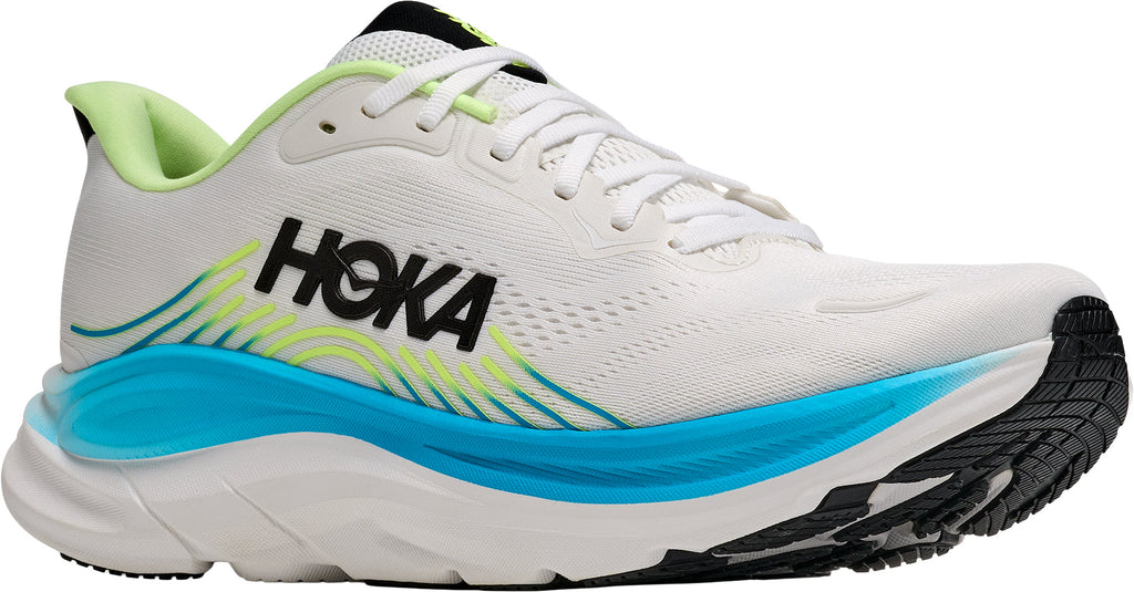 Hoka Clifton 11 WIDE FIT Men's Running Shoes - White - View 6