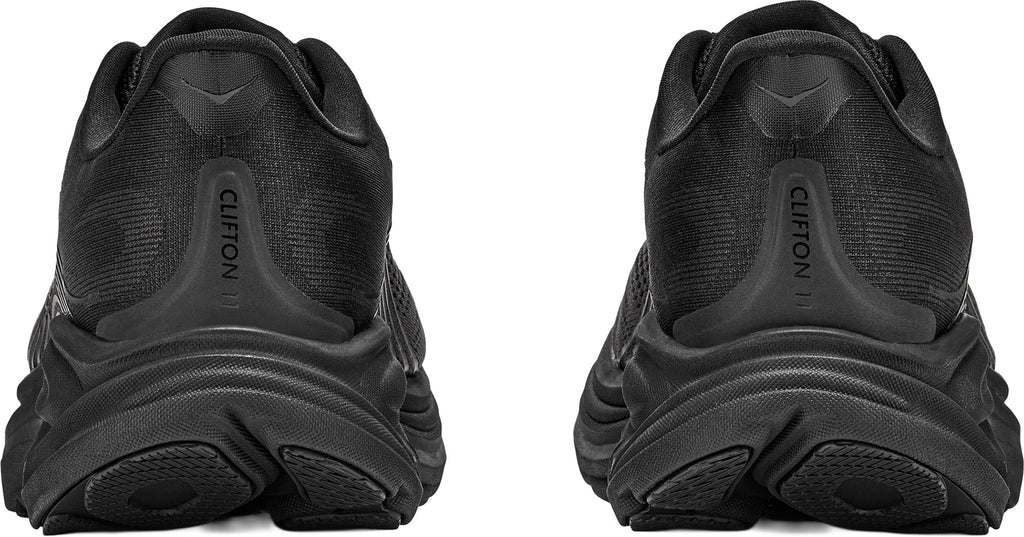 Hoka Clifton 11 WIDE FIT Women's Running Shoes - Black - View 5