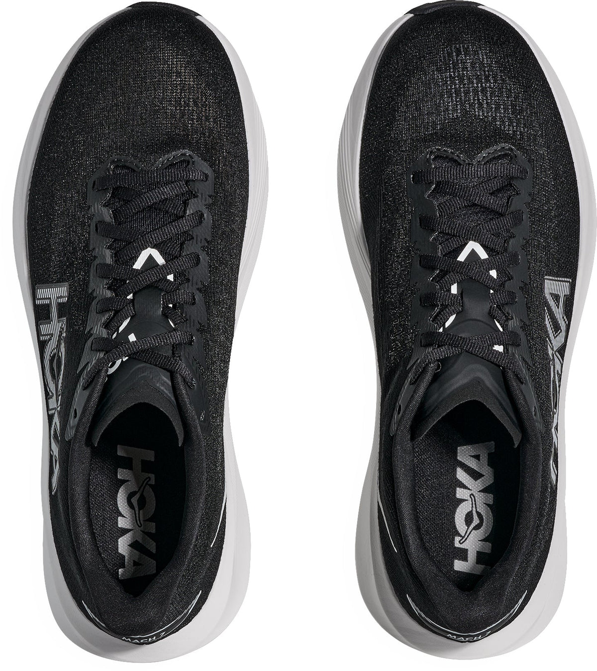 Hoka Mach 7 Women's Running Shoes - Black - View 4