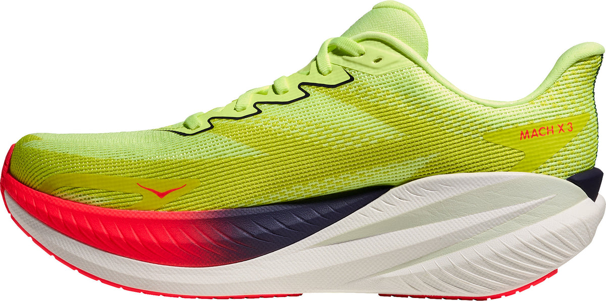 Hoka Mach X 3 Men's Running Shoes - Yellow - View 3