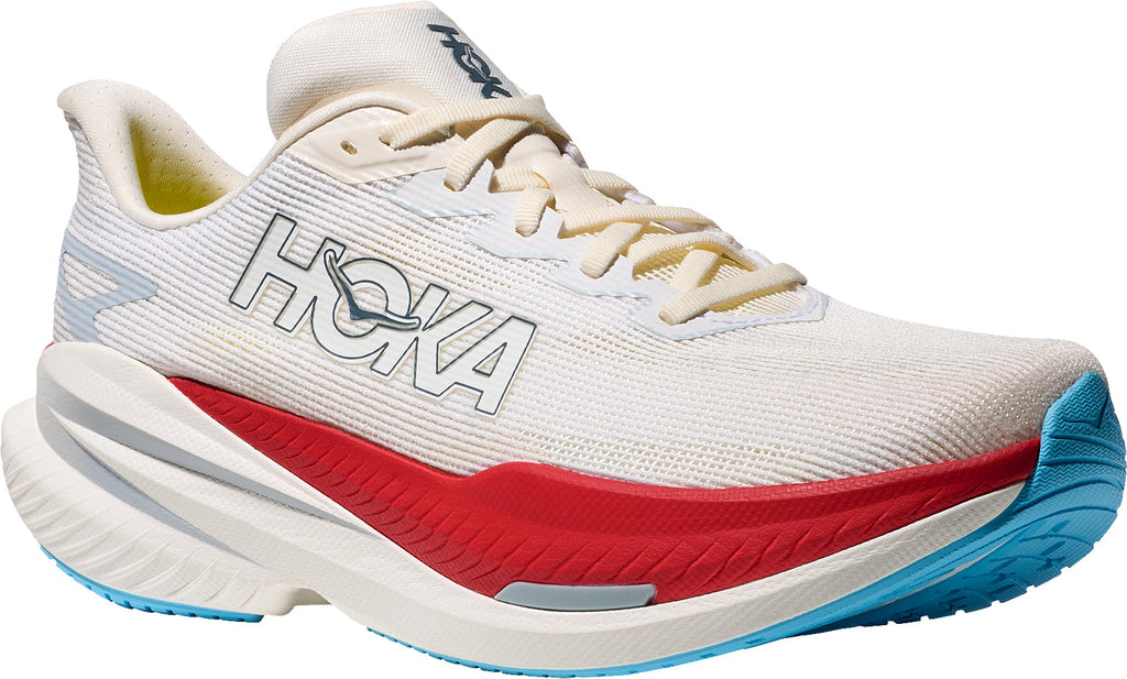 Hoka Mach X 3 Men's Running Shoes - White - View 6