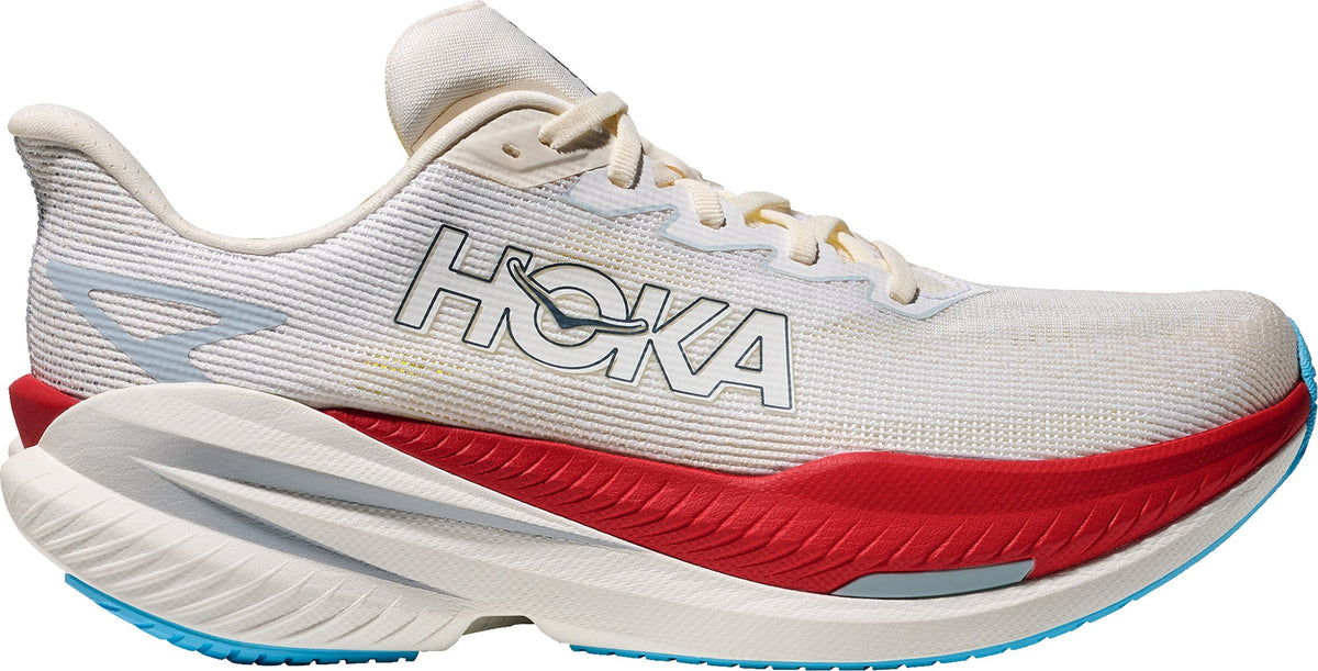 Hoka Mach X 3 Men's Running Shoes - White - View 1