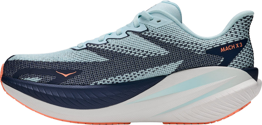 Hoka Mach X 3 Women's Running Shoe - Blue - View 3