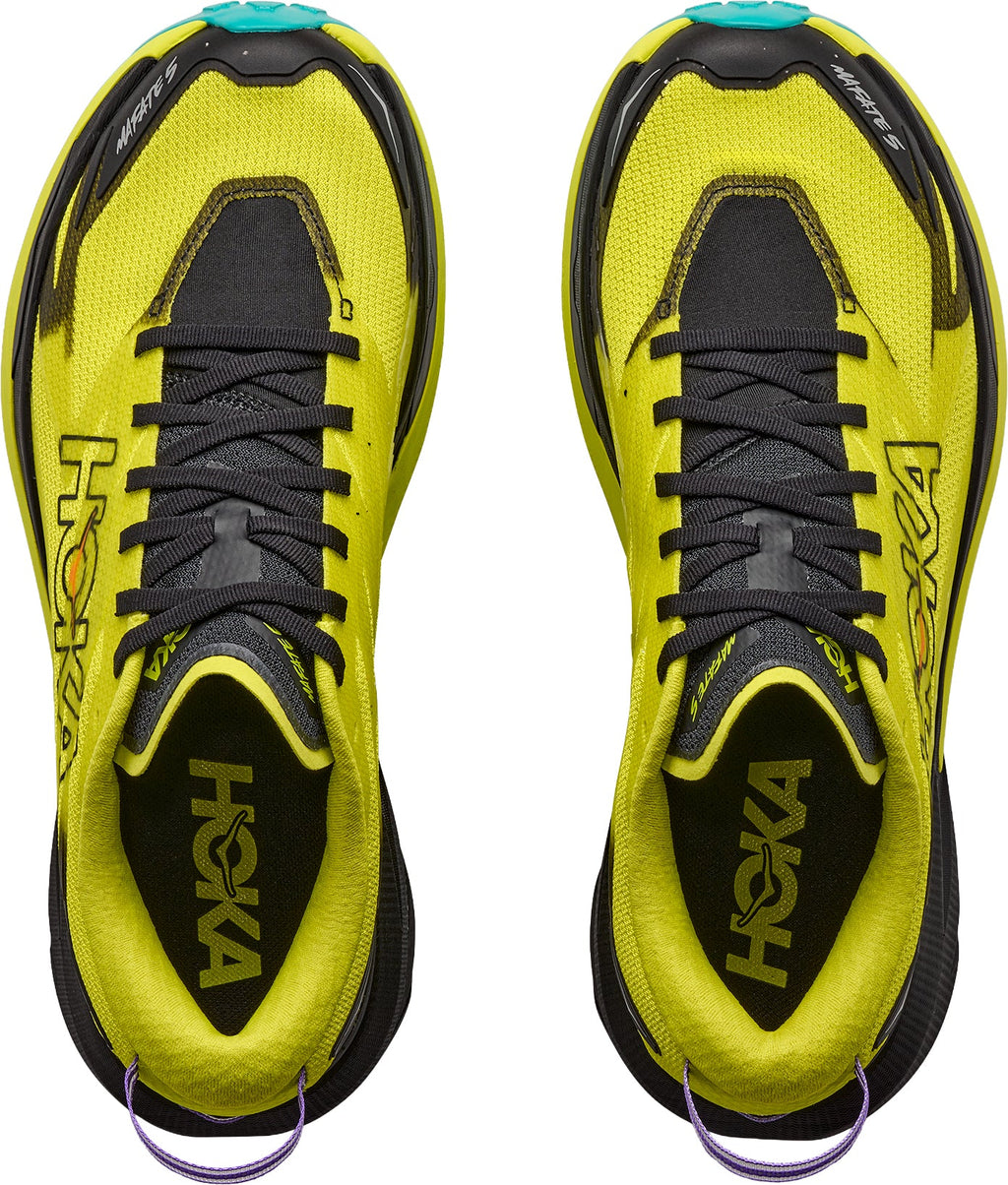 Hoka Mafate 5 Men's Trail Running Shoes - Yellow - View 4