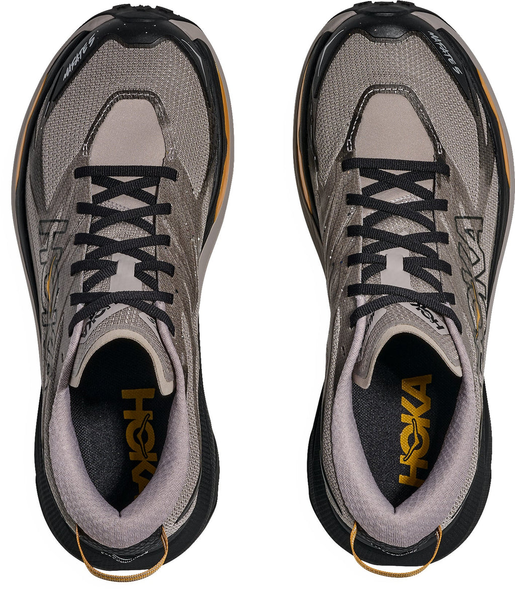 Hoka Mafate 5 Men's Trail Running Shoes - Grey - View 4