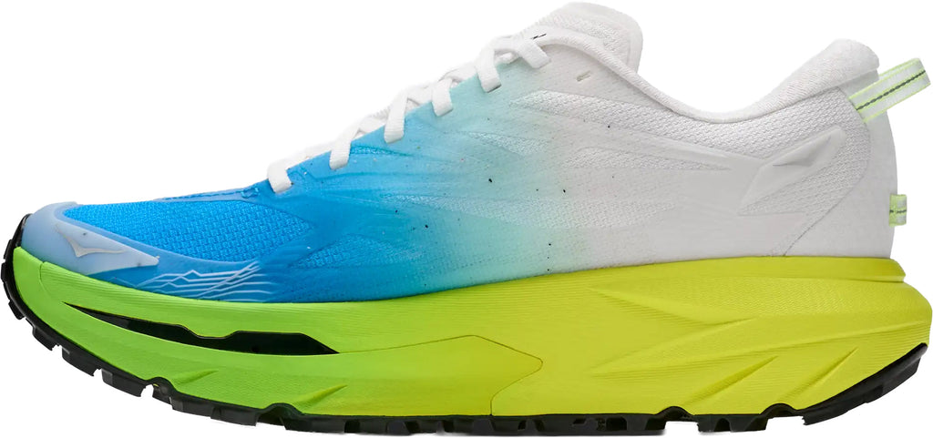 Hoka Mafate 5 Men's Trail Running Shoes - White - View 3