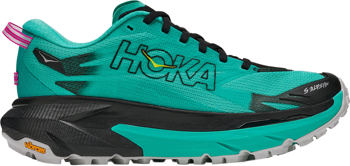 Hoka Mafate 5 Women's Trail Running Shoes - Green - View 1