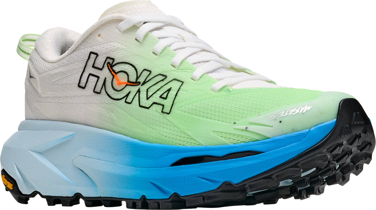 Hoka Mafate 5 Women's Trail Running Shoes - White - View 6