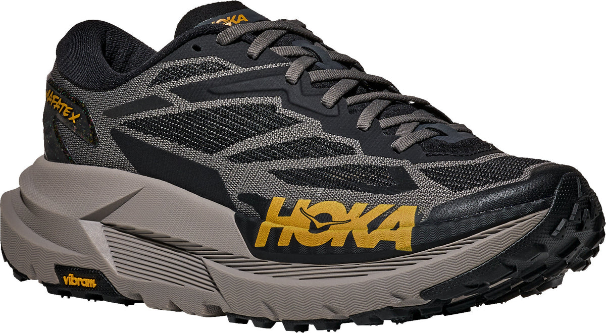 Hoka Mafate X Men's Trail Running Shoes - Black - View 6