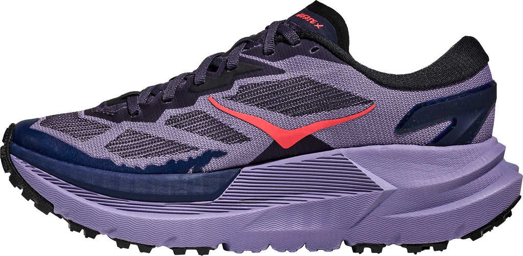 Hoka Mafate X Women's Trail Running Shoes - Purple - View 3