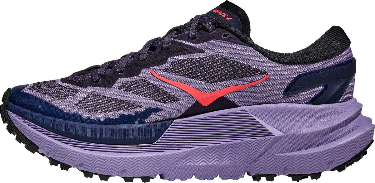 Hoka Mafate X Women's Trail Running Shoes - Purple - View 3
