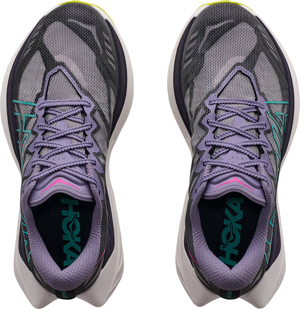 Hoka Rocket X Women's Trail Running Shoes - Purple - View 4