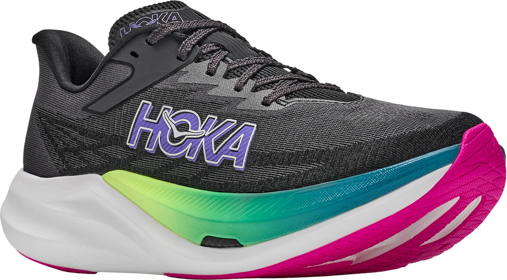 Hoka Rocket X 3 Running Shoes - Black - View 6