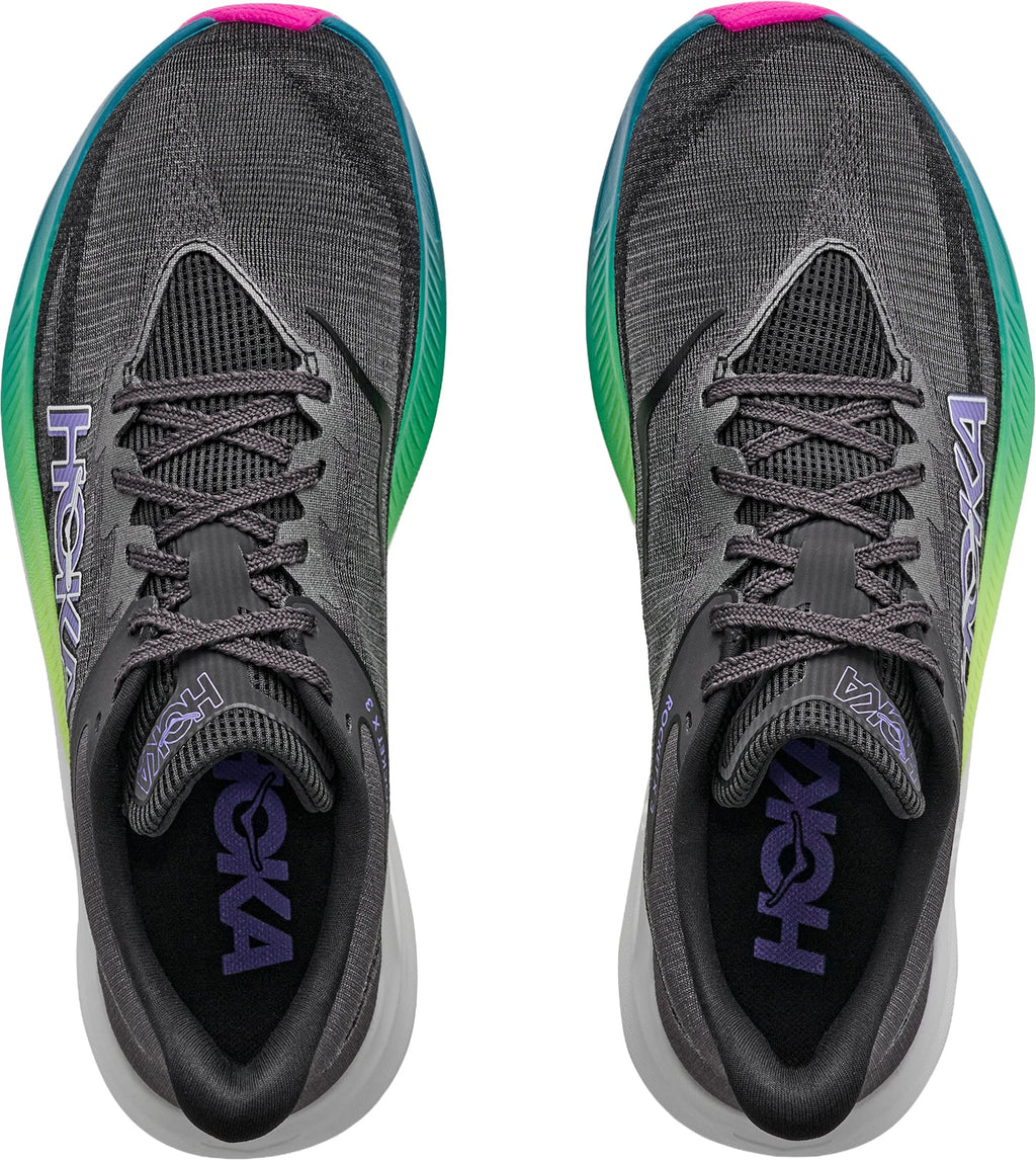 Hoka Rocket X 3 Running Shoes - Black - View 4