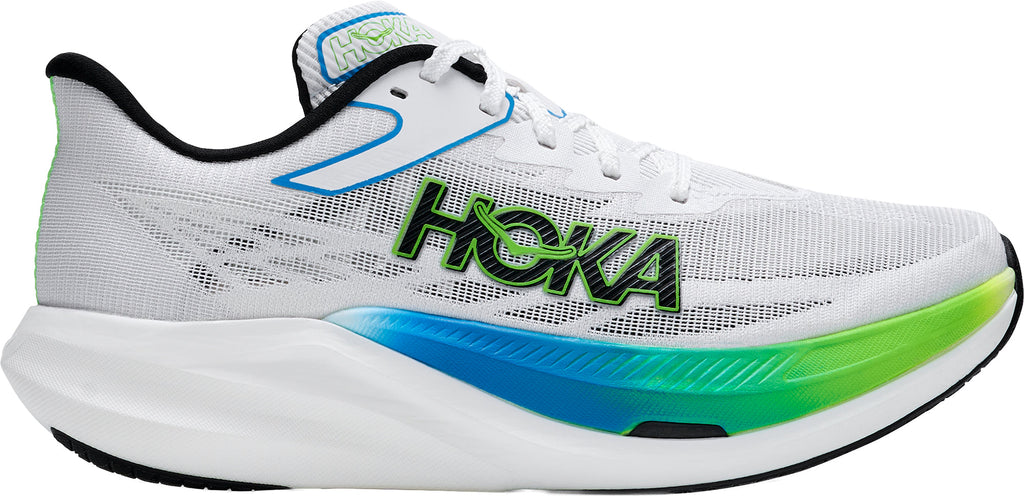 Hoka Rocket X 3 Running Shoes - White - View 1