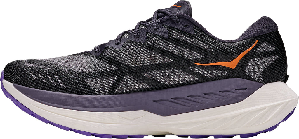 Hoka Rocket X Men's Trail Running Shoes - Black - View 3