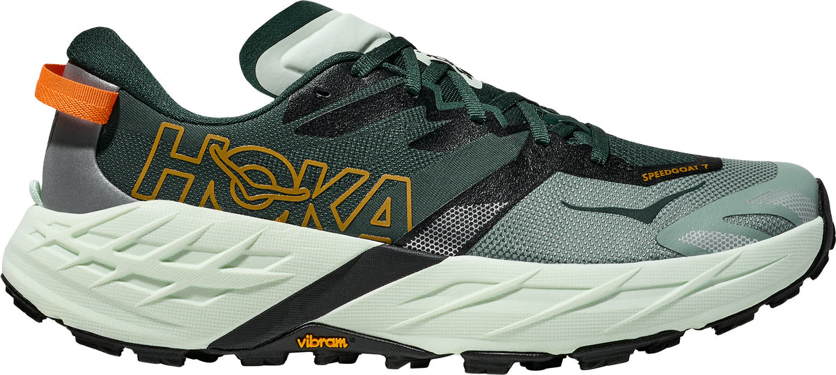 Hoka Speedgoat 7 Men's Trail Running Shoes - Green - View 1