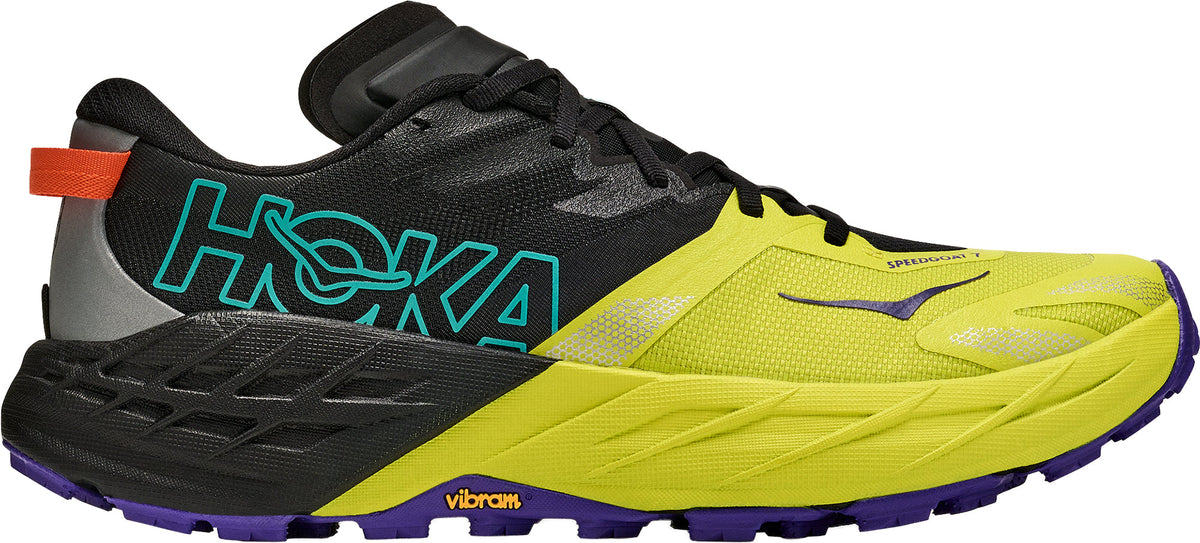 Hoka Speedgoat 7 Men's Trail Running Shoes - Black - View 1