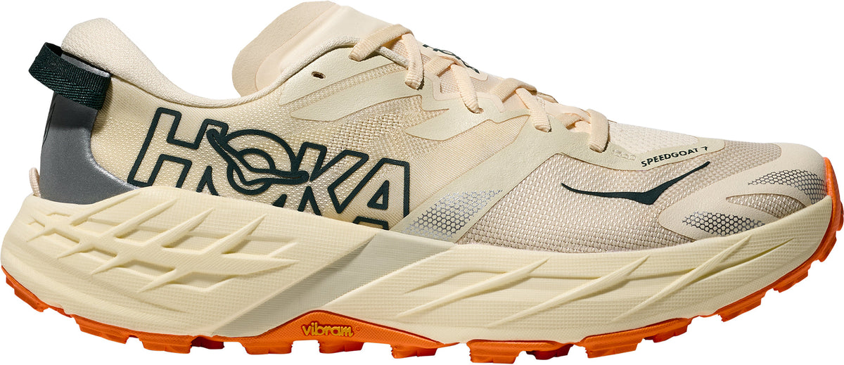 Hoka Speedgoat 7 Men's Trail Running Shoes - Beige - View 1