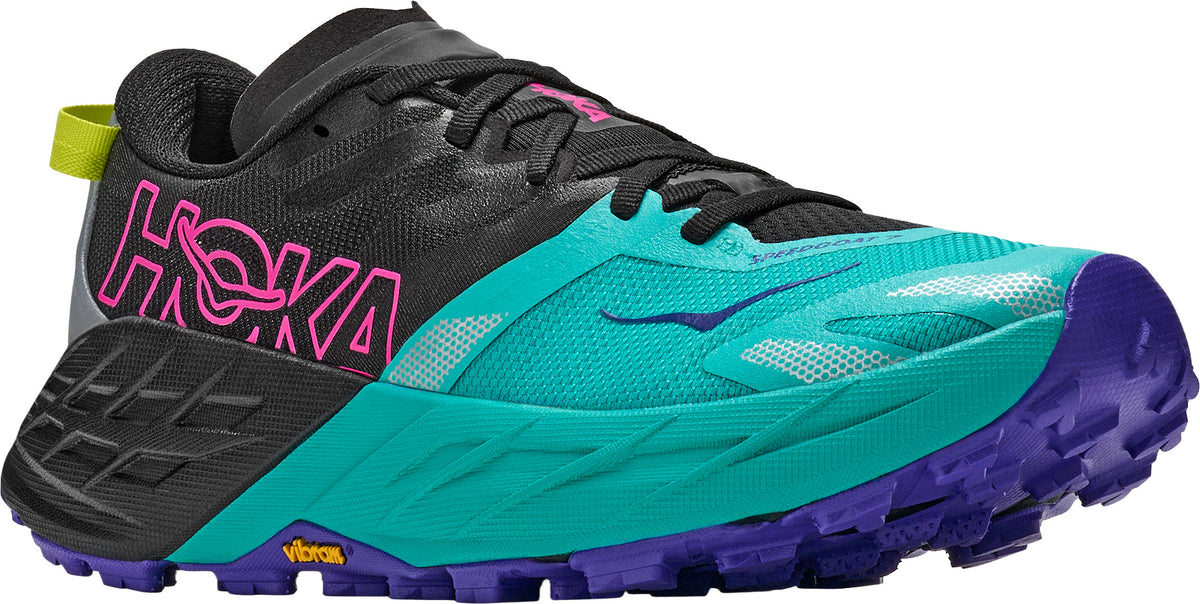 Hoka Speedgoat 7 Women's Trail Running Shoes - Black - View 6
