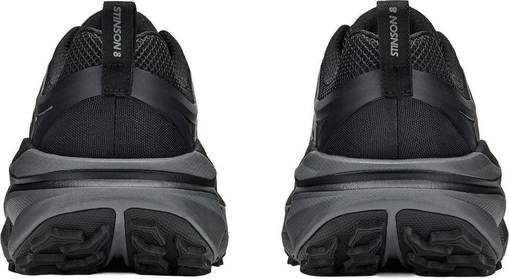 Hoka Stinson 8 Men's Trail Running Shoes - Black - View 5