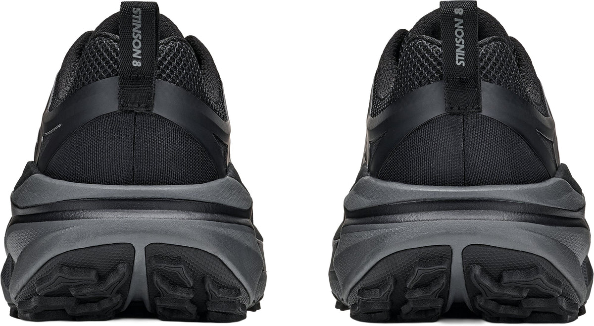 Hoka Stinson 8 Men's Trail Running Shoes - Black - View 5