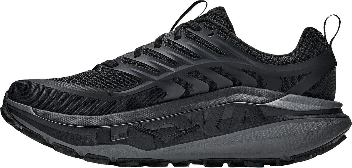 Hoka Stinson 8 Men's Trail Running Shoes - Black - View 3