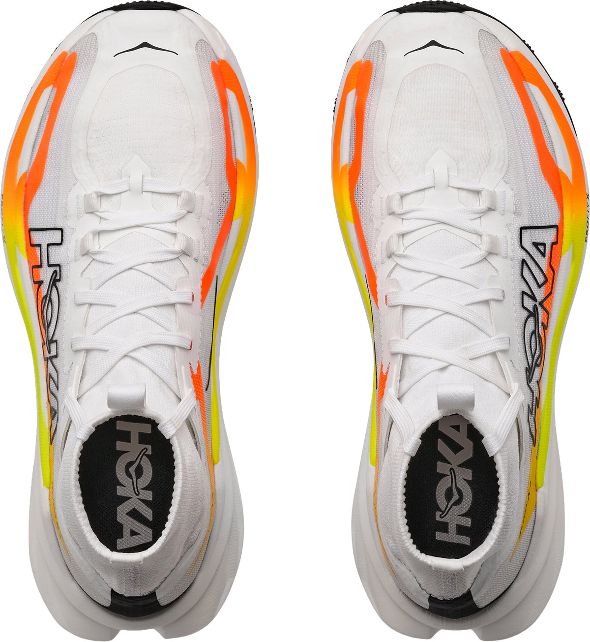Hoka Tecton X 4 Women's Trail Running Shoes - White - View 4