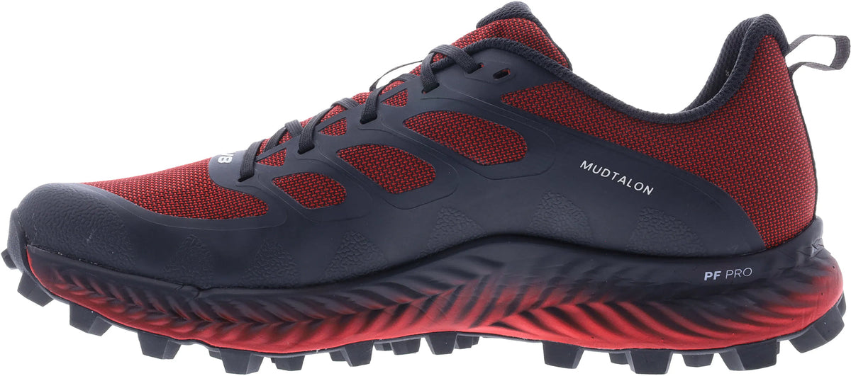 Inov8 MudTalon WIDE FIT Men's Trail Running Shoes - Red - View 3