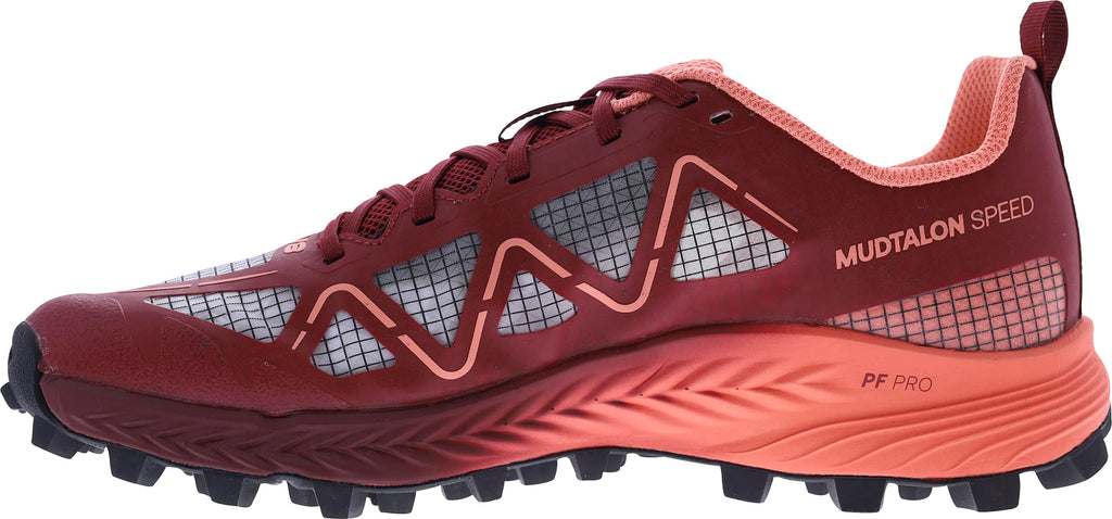 Inov8 MudTalon Speed Women's Trail Running Shoes - Red - View 3
