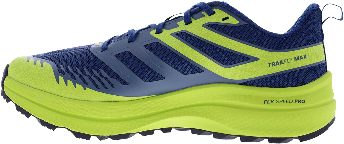 Inov8 TrailFly Max WIDE FIT Men's Trail Running Shoes - Blue - View 3