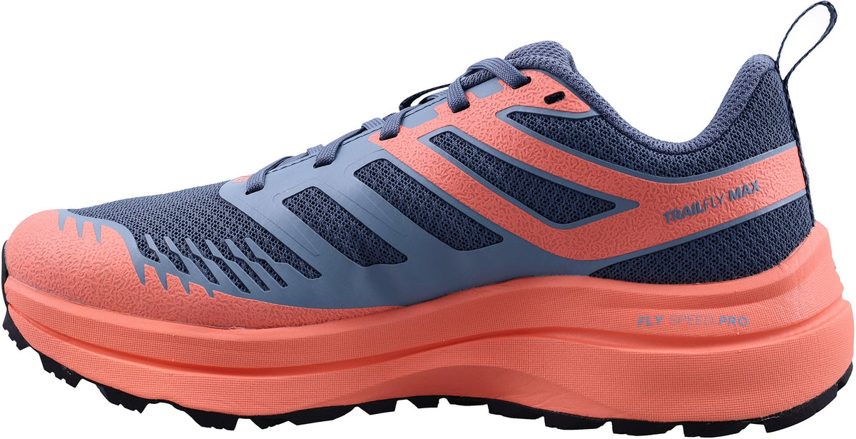 Inov8 TrailFly Max WIDE FIT Women's Trail Running Shoes - Blue - View 3
