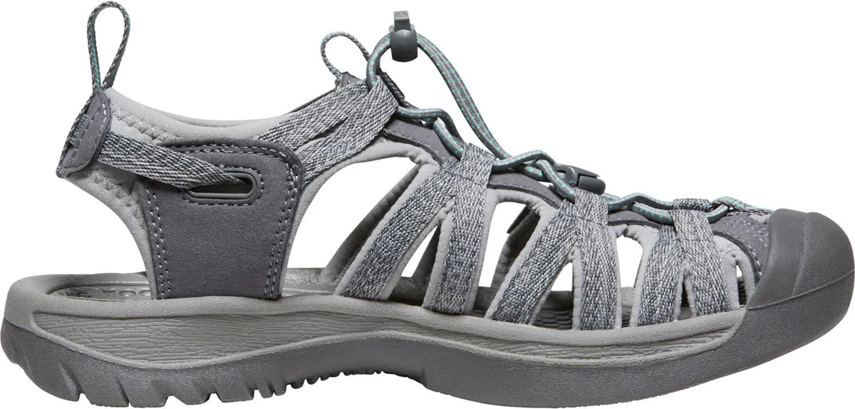 Keen Whisper Women's Walking Sandals - Grey - View 3