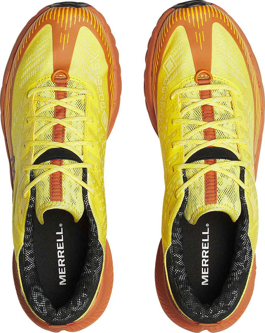 Merrell Agility Peak 5 GORE-TEX Men's Trail Running Shoes - Yellow - View 4