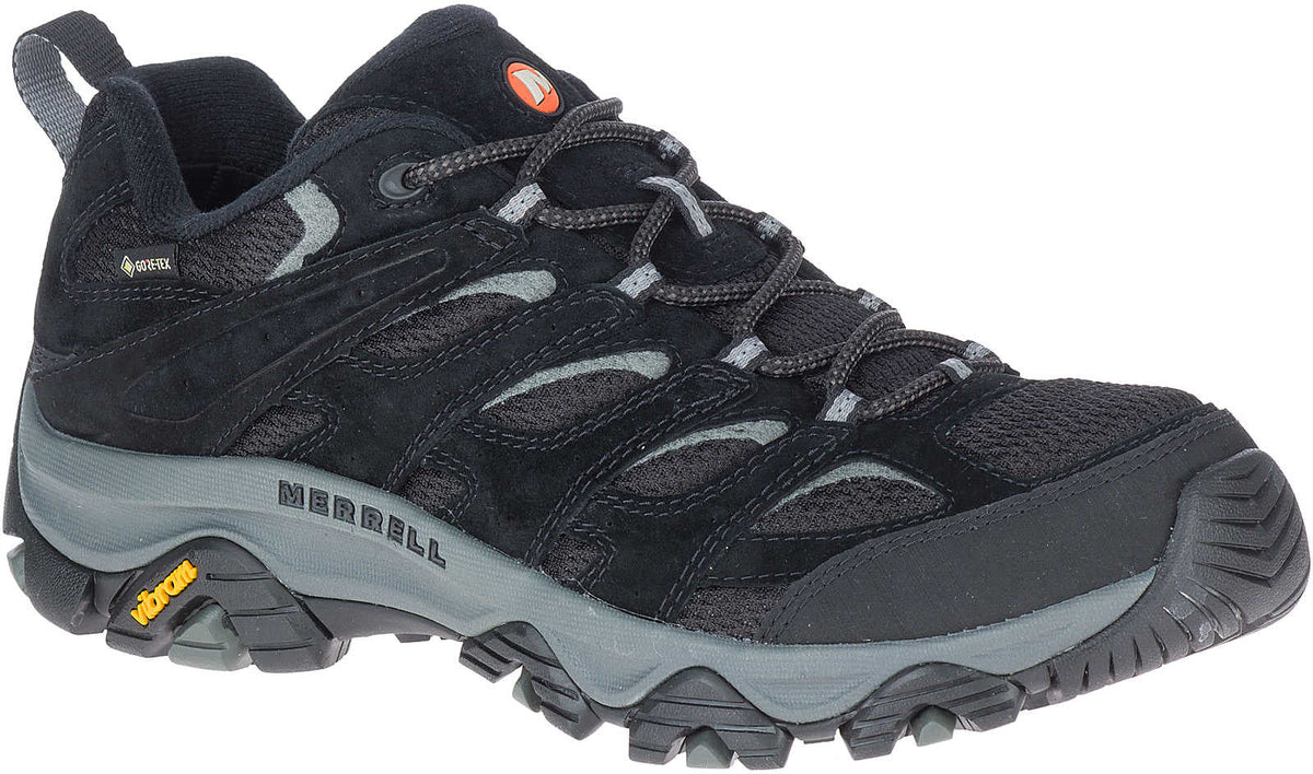 Merrell Moab 3 GORE-TEX Men's Walking Shoes - Black - View 6